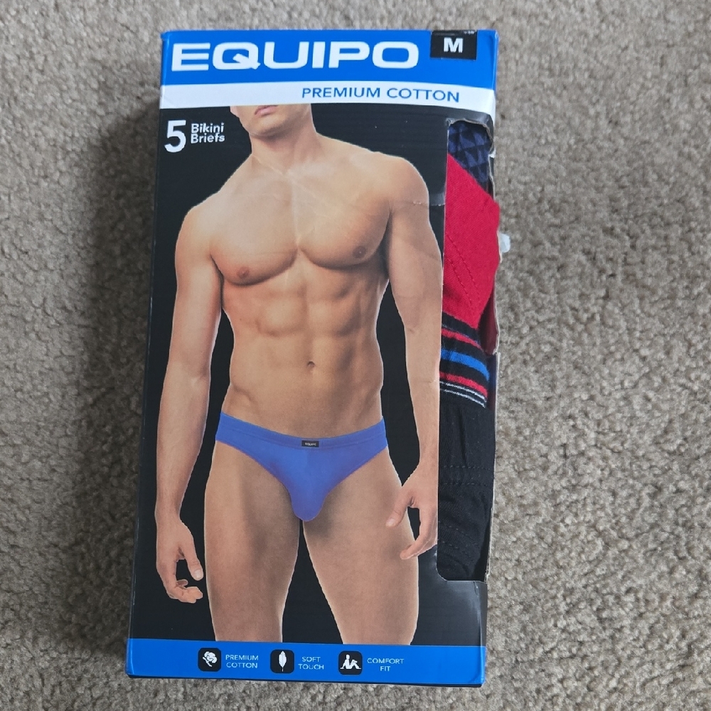 Men's  Bikini Briefs 5 Pairs